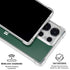 University of Miami Horizontal Mark on Green Galaxy S25 Ultra Clear Case